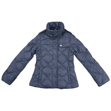 Burberry Brit Women's Black Diamond Puffer Quilted Jacket Coat Size Xs