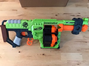 nerf zombie strike doominator blaster toy