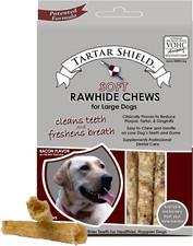 Soft Rawhide Chews  Safe Dental Treats for Large Dogs  Vet VOHC Approved