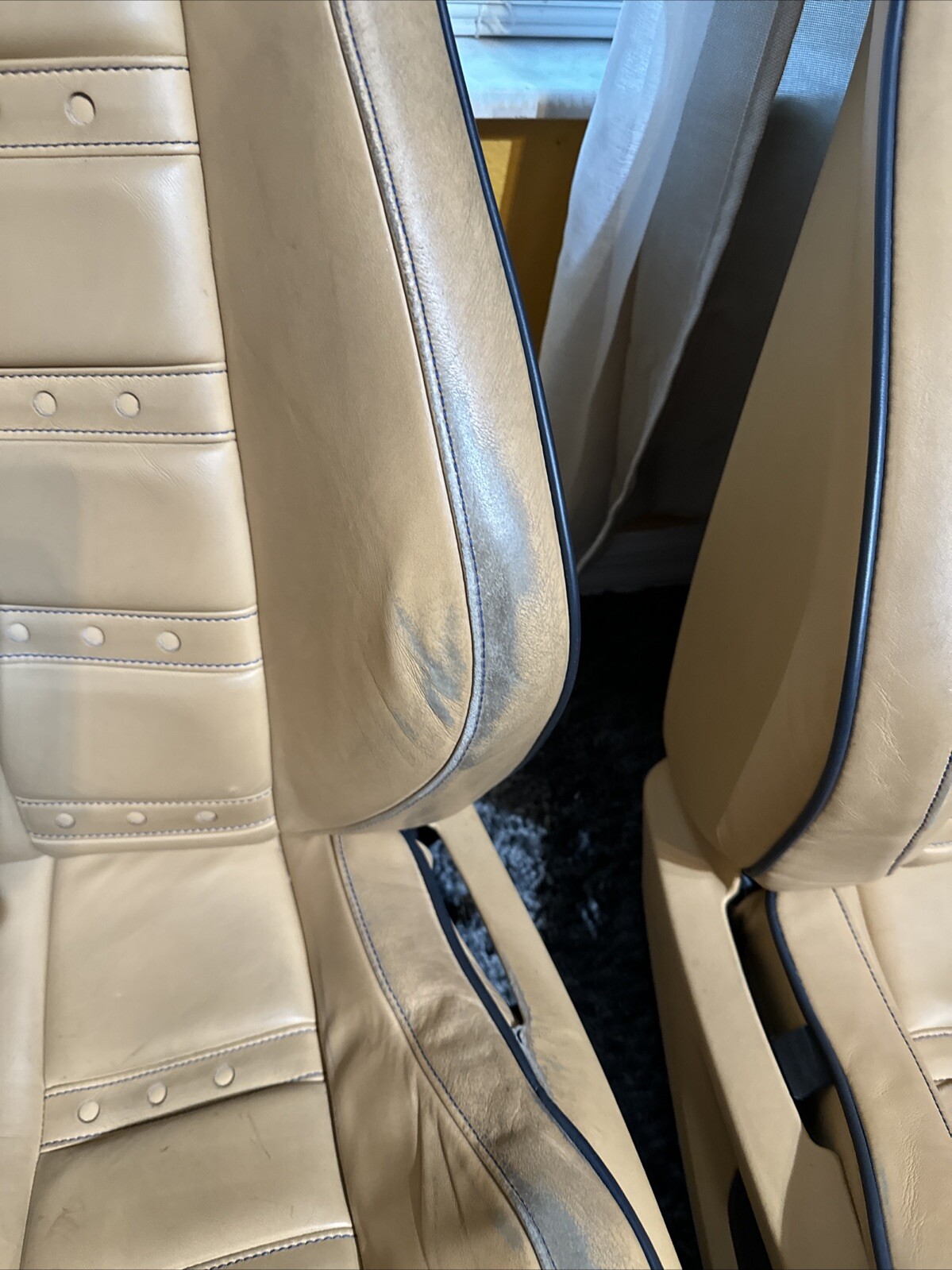 Ferrari 458 Italia Tan Seats Blue Stitching Full Interior Leather Seats