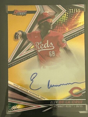 2022 Bowman's Best - Best of 2022 Autographs Elly De La Cruz #B22