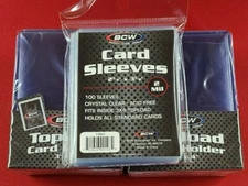 50 BCW Toploaders Ultra Regular Pro Size 3x4 Standard + 100 sleeves  