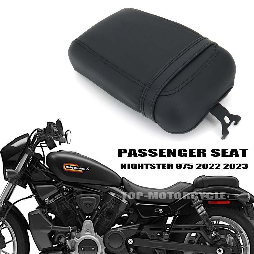 PSLER Passenger Seat For Harley Nightster 975 - Synthetic Leather Pillion Pad 2022-2025 Models