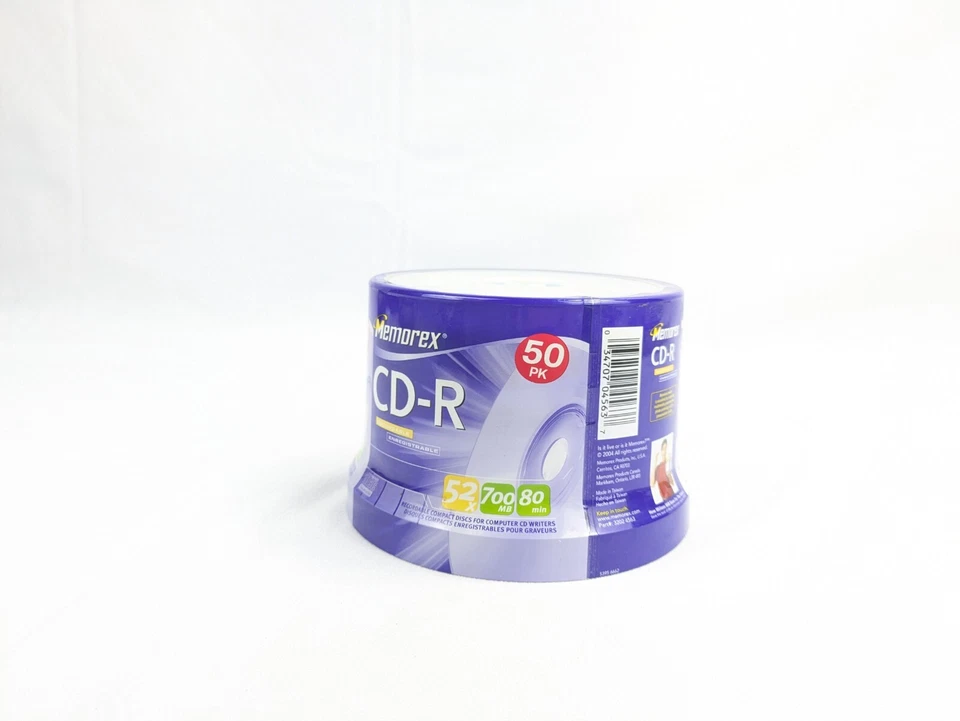 Memorex CD-R Pack of 50 Recordable Discs, 52 x 700MB, 80 min - Image 4 of 4