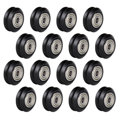  16 Pcs Pulley 3d Printer Accessories DIY Passive Round Roller