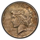 1926-S $1 Peace Silver Dollar - Original Toning - PQ AU Semi Key Date - D3337