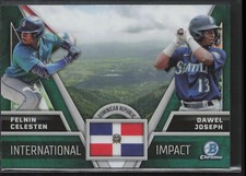 2024 Bowman Chrome Felnin Celesten Dawel Joseph II-12 International Impact