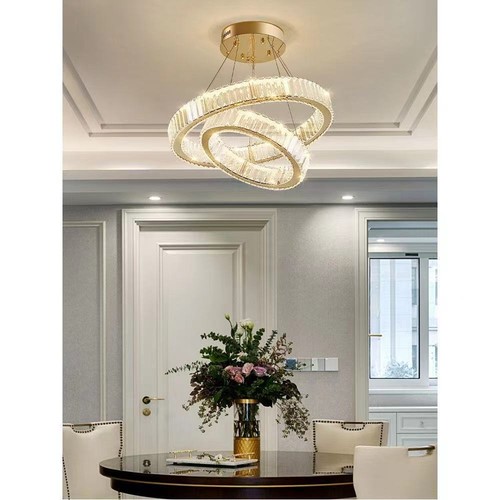 Crystal Chandelier Light Luxury Simple Living Room Bedroom Lamps Ceiling Light - Picture 6 of 11