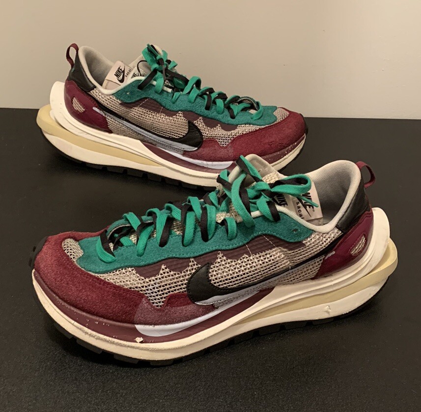 SACAI X NIKE Nike VaporWaffle x Sacai Villain rosso verde Nettuno DD3035 200 da uomo taglia 14