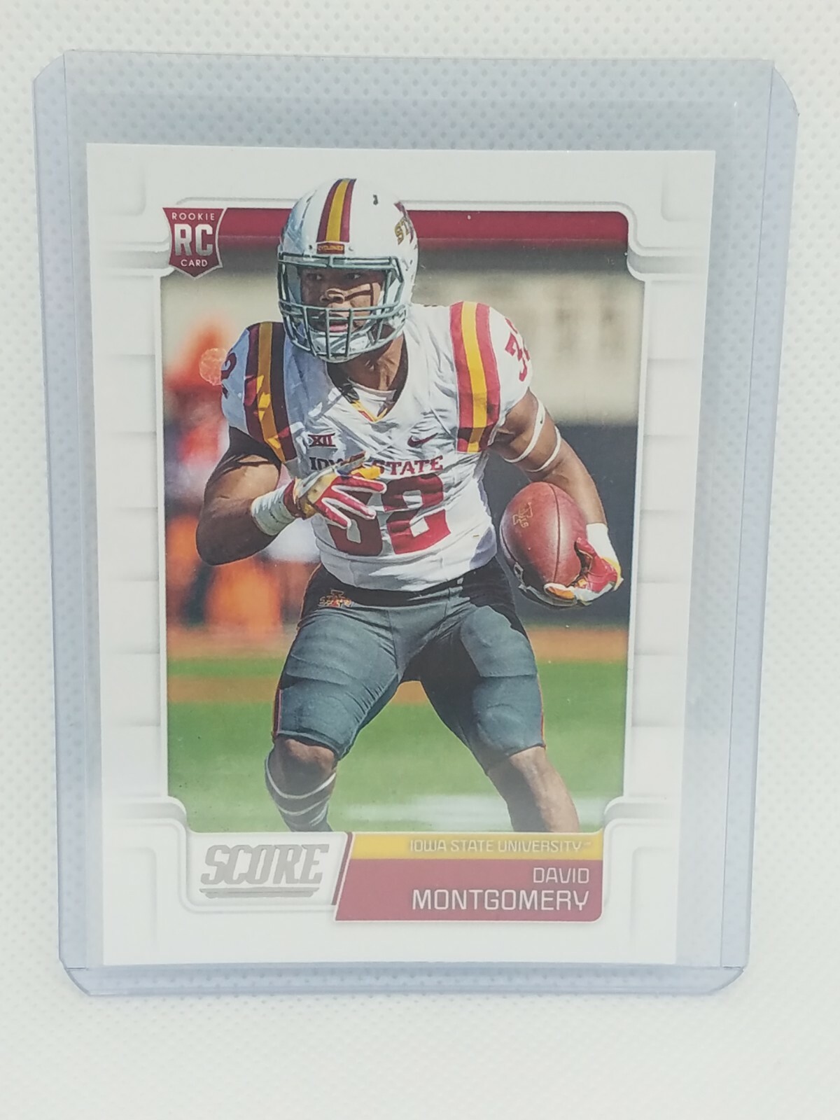 David Montgomery 2019 Score Football - #339 RC - Iowa State Cyclones