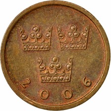 #443136 M&uuml;nze, Schweden, Carl XVI Gustaf, 50 &Ouml;re, 2005, SS, Bronze, KM:878
