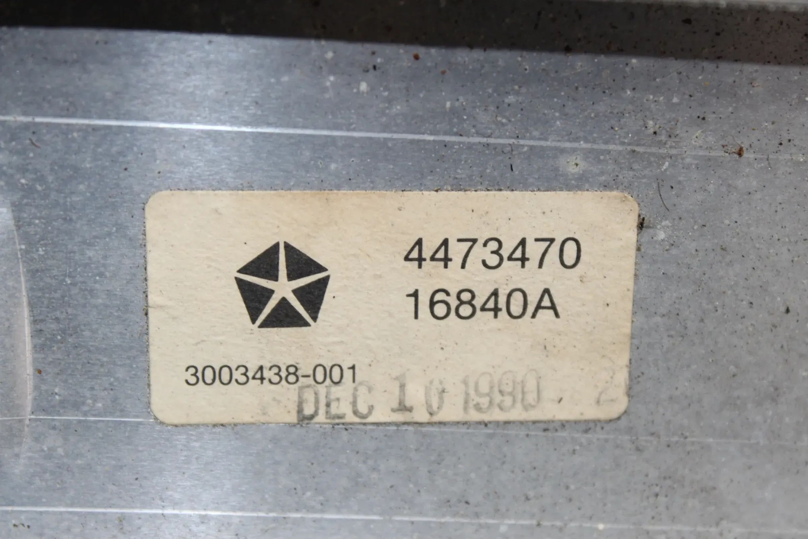 Leiste Abdeckung vorne oben innen Chrysler Le Baron III GTC Cabrio Bj.91