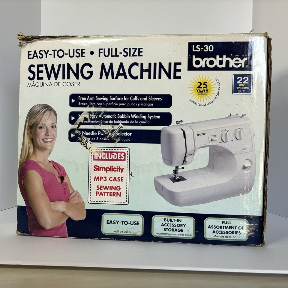 Brother LS30 Easy To Use Full Size Sewing Machine (22 Stitch Functions