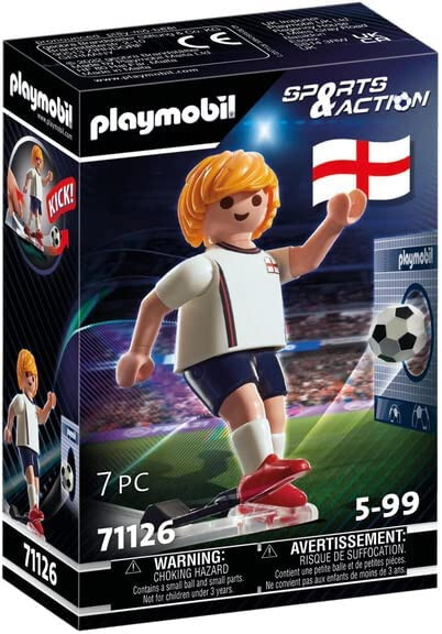 Originale PLAYMOBIL® Sports Action 71126 - Giocatore Di Calcio Inghilterra