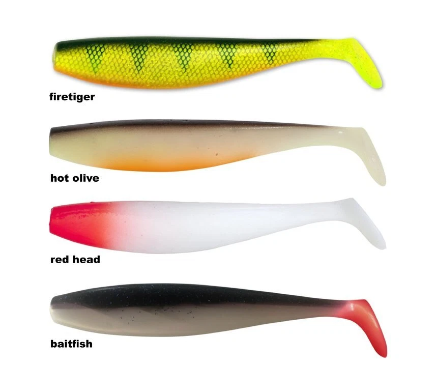 Black Cat CAT SHAD, Gummifisch mit Schaufelschwanz, Länge 18cm Welsköder - Bild 3 von 4