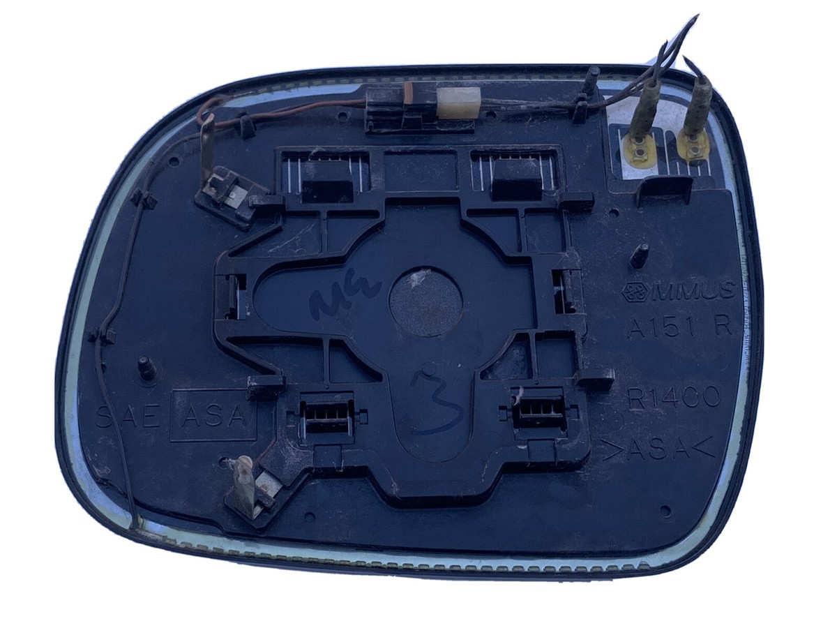 Fits Mazda 3, For 2003 to 2008 Heated Base Convex Wing Mirror LEFT HAND (UK Passenger Side