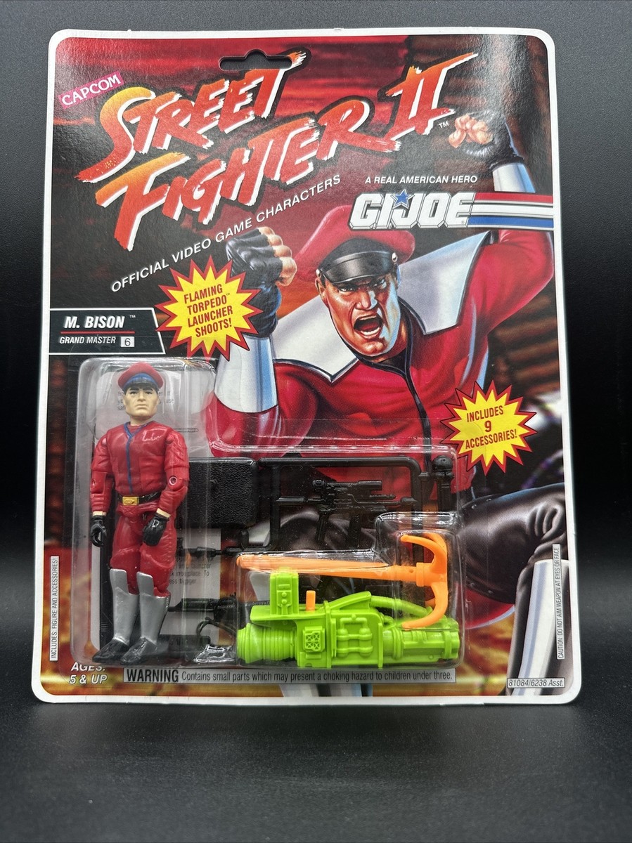 1993 Vintage Gi Joe Street Fighter #6 M BISON GRAND MASTER 1993 Vintage Gi Joe Street Fighter #6 M BISON GRAND MASTER