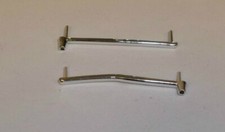 Greenhills Chrome Exhaust Pair for Scalextric AC Cobra C78 - NEW - G68