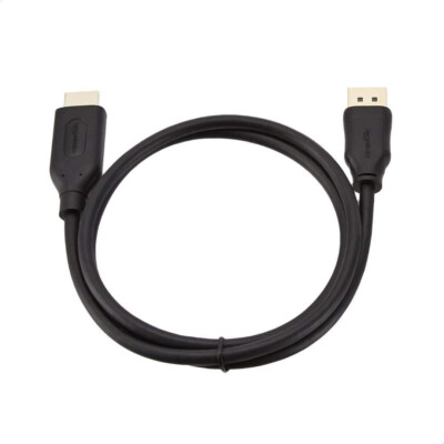 Amazon Basics DisplayPort auf HDMI Kabel Adapter 0.9 m Schwarz Konverter