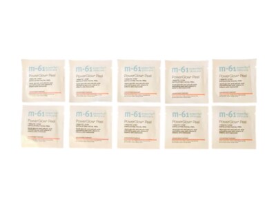 M-61 Power Glow Peel 1 Minute 1 Schritt Gesichts-Peeling 10 Behandlungen