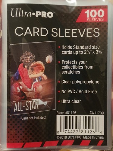 Lot de 7 x 100 pochettes Ultra Pro Soft – 700 pochettes UP Pro au total – Convient pour tous les jeux de cartes à collectionner + protection d'expédition Heartforcards