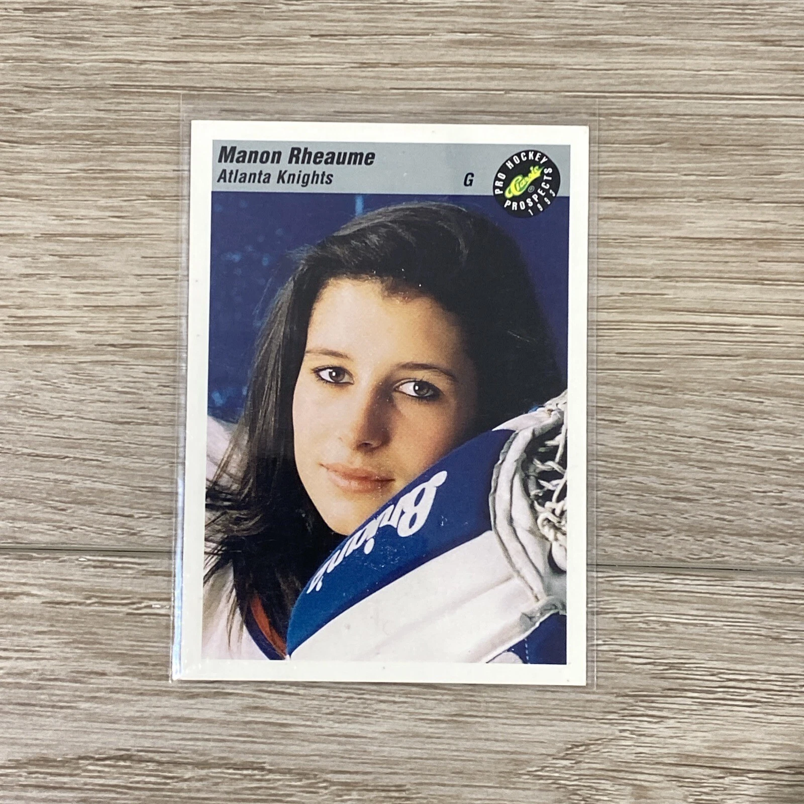 Manon Rheaume trading card