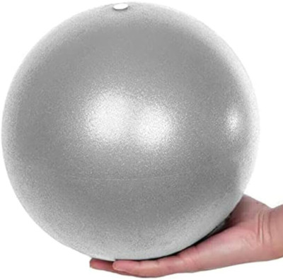 Hungdao Pilates Mini Exercise Ball 9'' ~ Gray Silver ~ NEW In Package ~ Set of 2