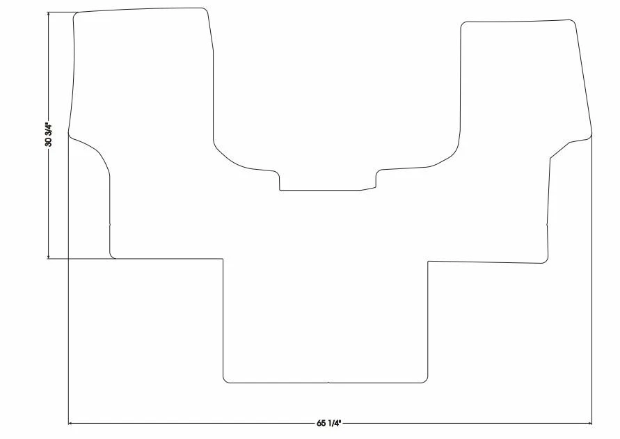 Alfombrilla Lloyd para camioneta Chevy Express 2003-2020 1 pieza alfombrilla delantera elige el color Foto 3 de 4