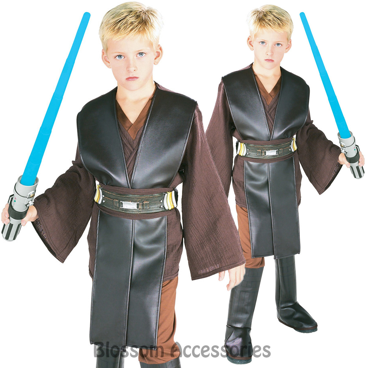 CK366 Anakin Skywalker Deluxe Star Wars Child Boys Fancy Dress Up Party Costume