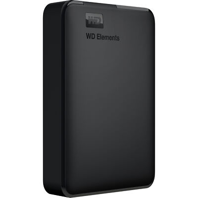 WD Elements Portable 4 TB, Festplatte, schwarz