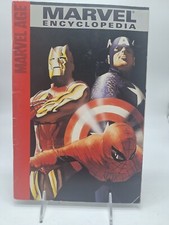Marvel Encyclopedia 2004 Marvel Age Spider Man Iron Man Wolverine Hulk X Men #rr
