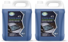 2x 5L Screenwash Concentrate - 10L Bulk Car Windscreen Washer Fluid -4°C Pack 2.00 per litre