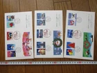 Japan Stamp First Day Cover Greetings Winter 3 Covers Large format 2010