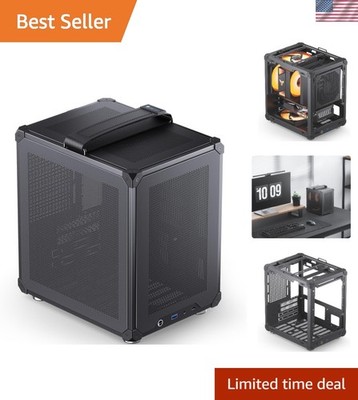 Versatile C6-ITX Mini-Tower Case - ATX Power Supply Support, Stylish Design