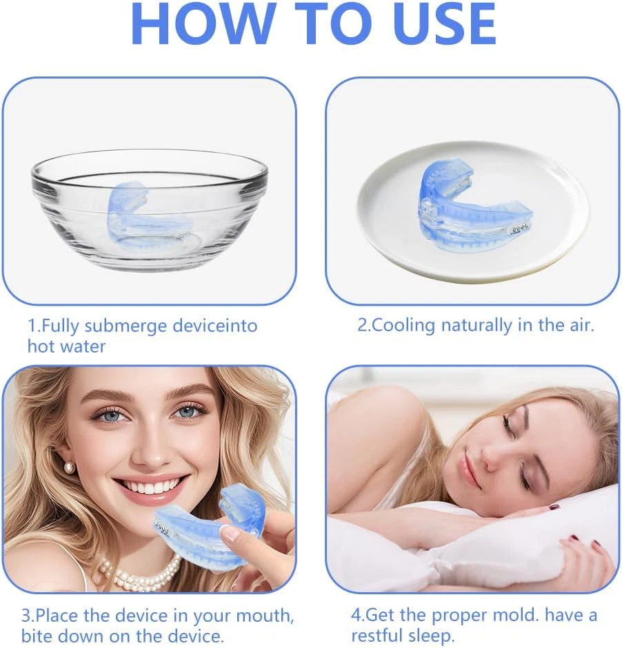 Schnarchstopper Anti Schnarch Schiene gegen Schnarchen Stopper Effektiv - Bild 4 von 4