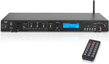 Rack Mount Studio Pre-Amplifier - Audio Receiver System W/ Digital LCD Display B