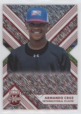 2018 Panini Elite Extra Edition Status Red Die-Cut 77/99 Armando Cruz #181 a3i