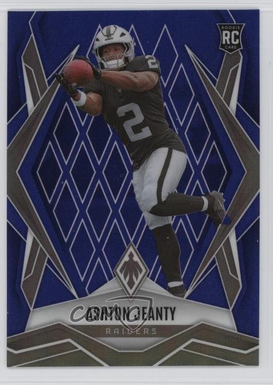 2025 Panini Phoenix Rookies Blue 26/50 Ashton Jeanty #158 14sp