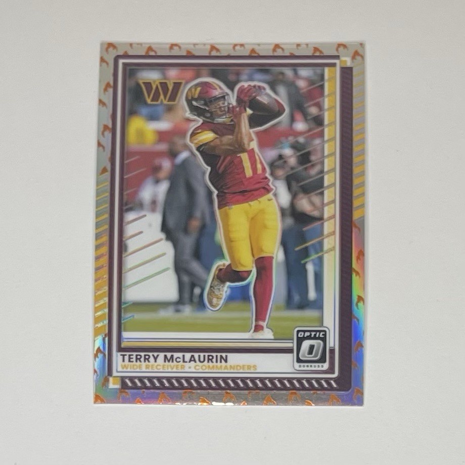 🔥2025 Donruss Optic - Terry McLaurin Fire Emoji SP Commanders WOW!🔥