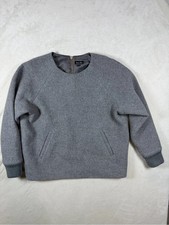 Steven Alan Size Small Made in USA Wool Blend Gray Crewneck Jacket Blazer