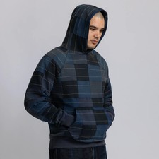 Samuel Zelig Patchwork Hoodie Large - Made in USA