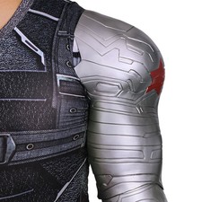 Winter Soldier Bucky Barnes Mechanical Armor Cosplay Prop Wearable Arm Armor Men