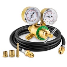 Argon Co2 Regulator, Welding Gas Regulator for TIG and MIG, Dual Gauge...