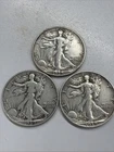 PDS Set Of 1939 Walking Liberty Half Dollar 50c Silver Actual Coin Get This Now!
