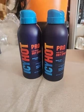 2 Pack! Icy Hot Pro Pain Relief Dry Spray 4.oz each EXP-09/2026