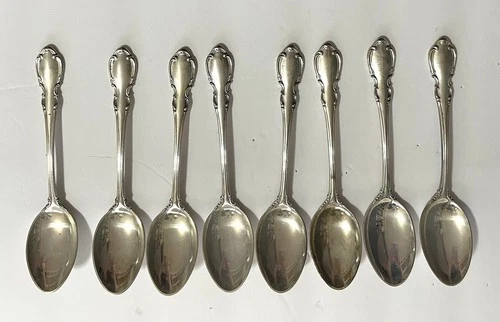 Legato by Towle Sterling Silver Teaspoon Set 8 pieces 6.25"