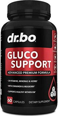 Gluco Support Supplement Capsules - Boost Metabolism Supplements, Vitamin Herbal