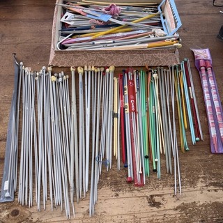 Large Bundle Mixed Sizes Assorted Knitting Needles crotchet