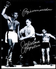 Jake LaMotta Auto 16x20 Photo 