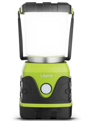 LEPRO 1000 LUMEN LED CAMPING LANTERN EMERGENCY & SURVIVAL LIGHT NEW REG BATTERIE